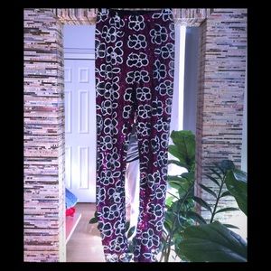 NWOT Costume Dept. allover floral sequined legging